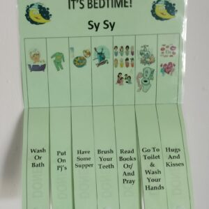 Personalised Handmade Girls And Boys Bedtime Routine's